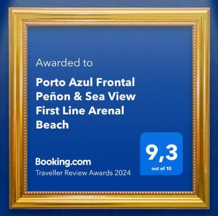 Porto Azul 10A Frontal Penon & Sea View First Line Arenal Beach Calpe Exteriér fotografie